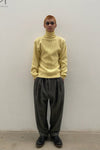 HED MAYNER Turtleneck Pullover K05_YLW Yellow PHM4