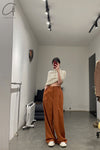 HED MAYNER trousers P43_RUST/WO rust