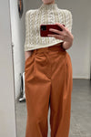 HED MAYNER trousers P43_RUST/WO rust