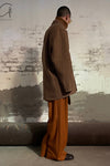 HED MAYNER trousers P43_RUST/WO rust