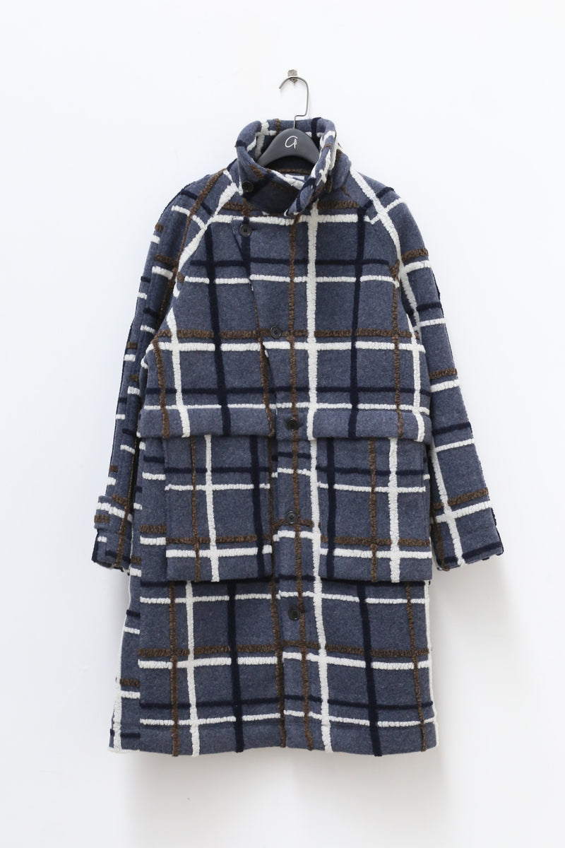 HENRIKVIBSKOVBlueLongPlaidJack