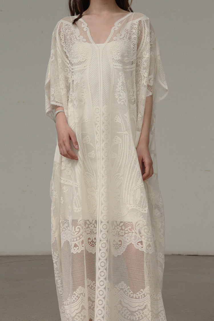 Mame kurogouchi MM21SS DR002 curtain lace dress