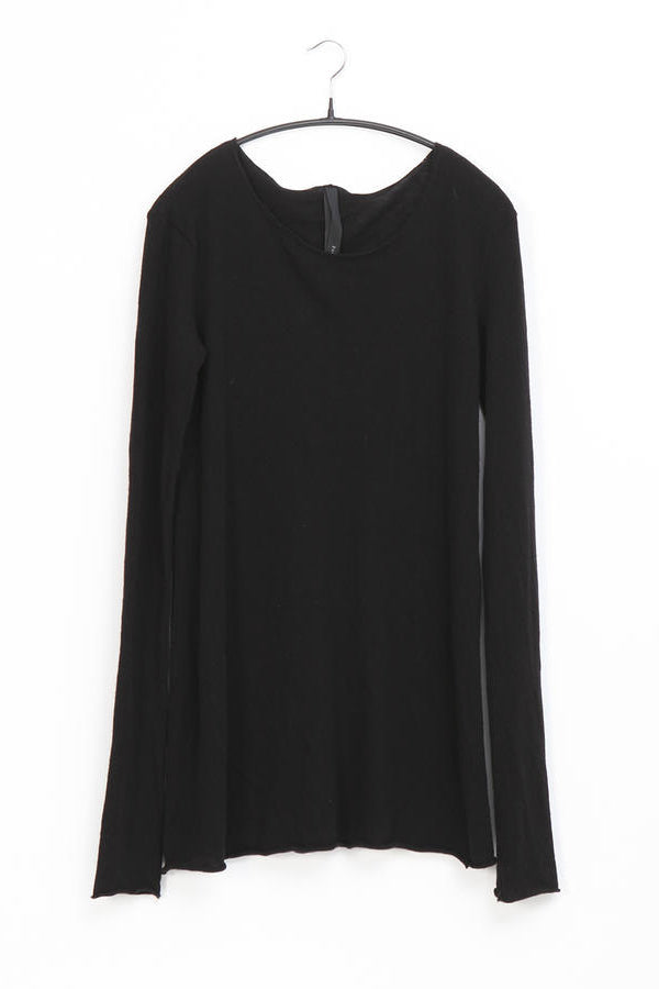 Poeme Bohemien (Long SL T-shirt-Black) KN-01 J-21 BLACK MEN