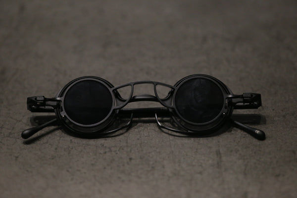 Rigards RG0105TI series collection Titanium free-detachable double-layer glasses RG-RG0105TI-CHUNHEI pure black glasses