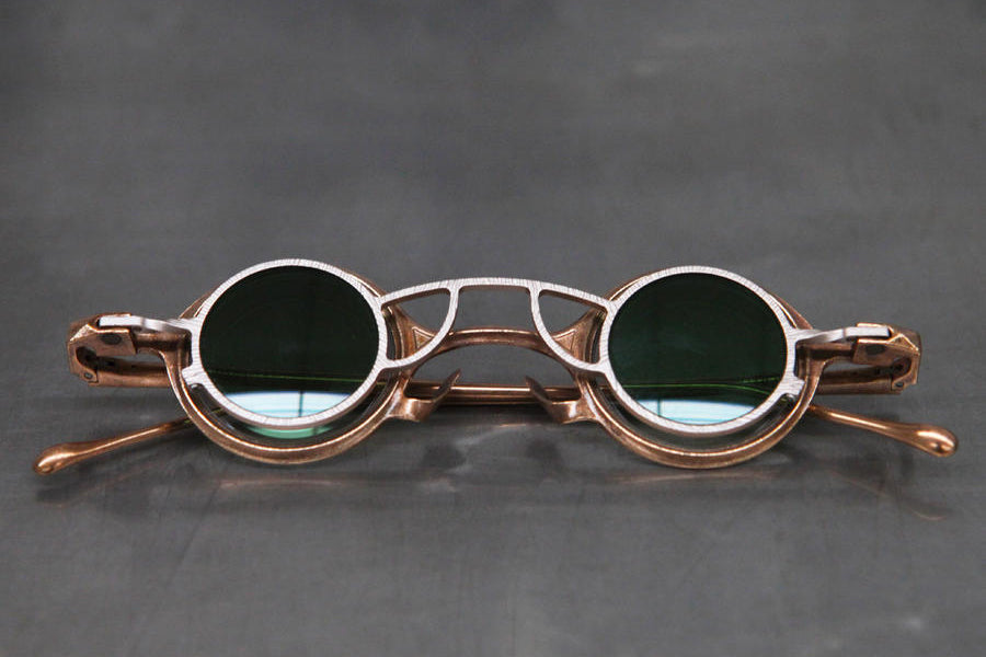小物 Rigards Madscientist RG0104CU Rigards RG0104CU Mad Scientist Patina Copper Sunglasses