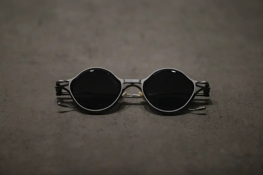 Rigards X The Viridi-Anne Collaboration Detachable Sunglasses RG1022TVA  RG-RG1022TVA-FGHH Retro Black + Gray