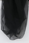 SWAYING/KNIT Organza Swivel Dress SW212LS17 Black PS30