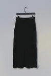 SWAYING/KNIT Velvet Straight Skirt SW212XZ24 Black PS36