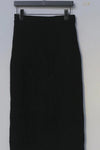 SWAYING/KNIT Velvet Straight Skirt SW212XZ24 Black PS36