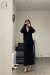 SWAYING/KNIT Velvet Straight Skirt SW212XZ24 Black PS36