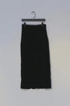 SWAYING/KNIT Velvet Straight Skirt SW212XZ24 Black PS36