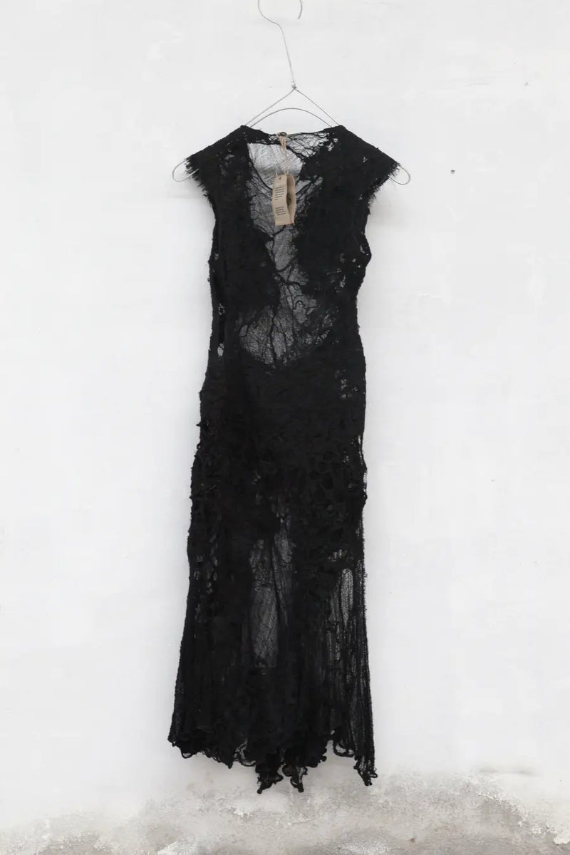 Sandrine Philippe pearl custom jumpsuit dress SP-SS19 F 1086-HEI black