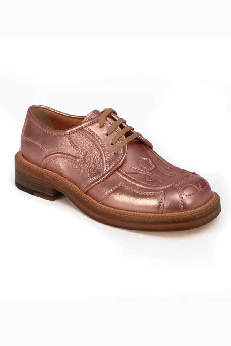 Walter Van Beirendonck (shoes-metallic pink) 9015