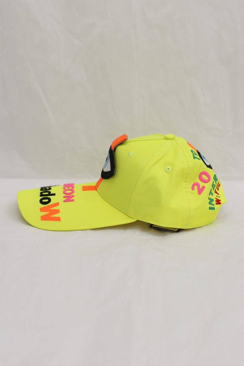 Walter Van Beirendonck Neon Shadow Cap