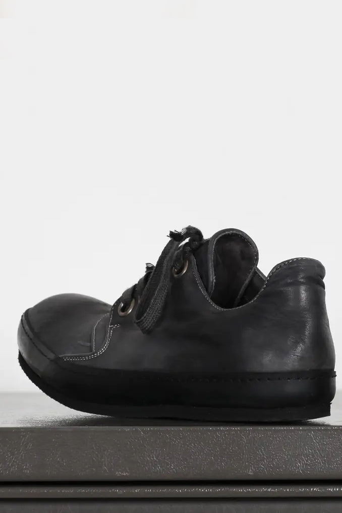 A1923 Kangaroo leather lace-up flat low-top sports shoes Handmade in I