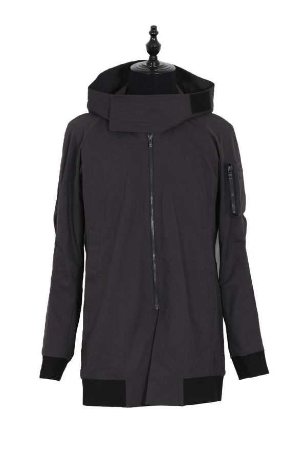 ジャケット・アウター DEVOA Hooded jacket Heavy jersey DEVOA（デヴォア） Hooded jacket soft jersey /BLACK | DEVOA