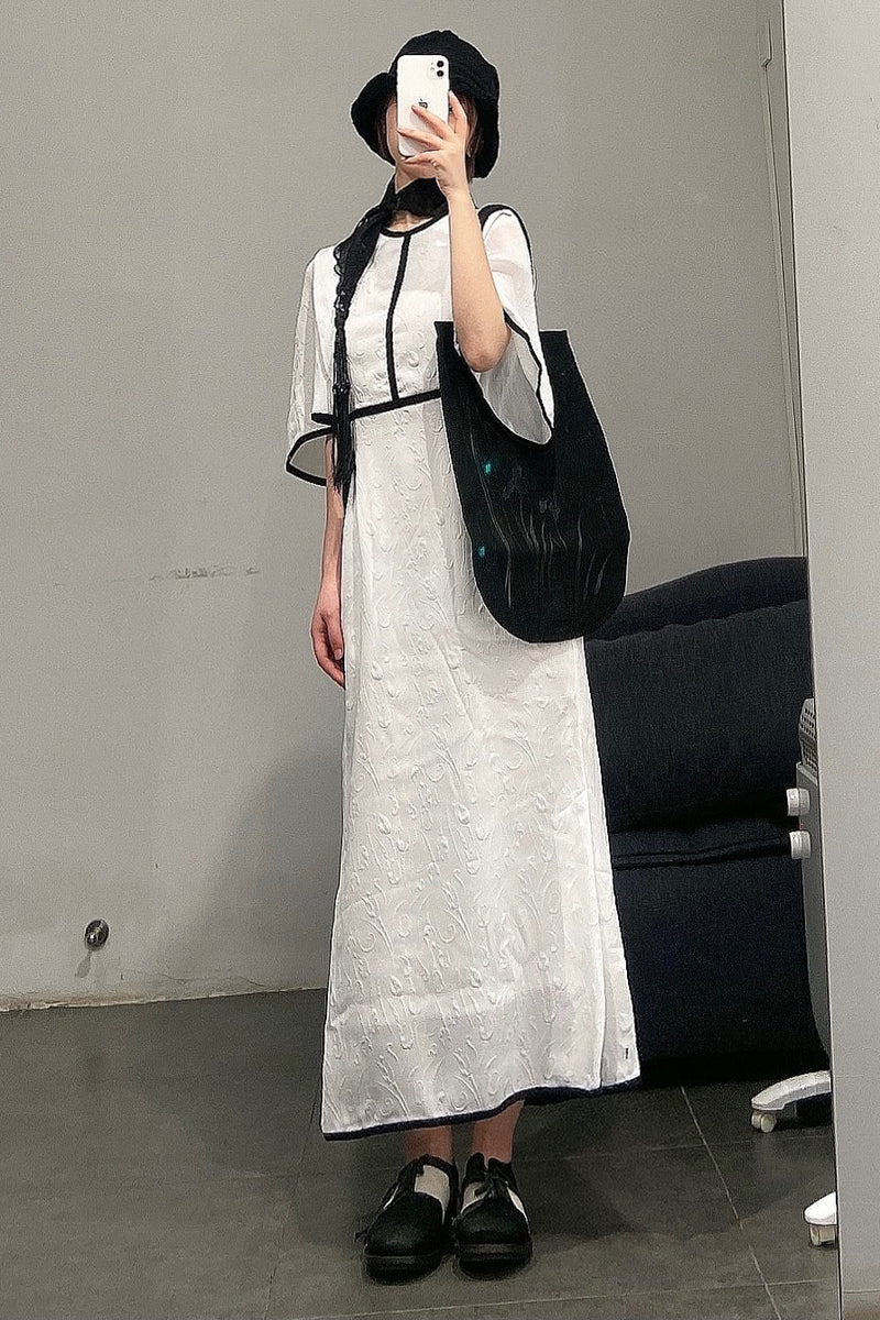 mame kurogouchi MM21SS AC306 floral embroidery handbag