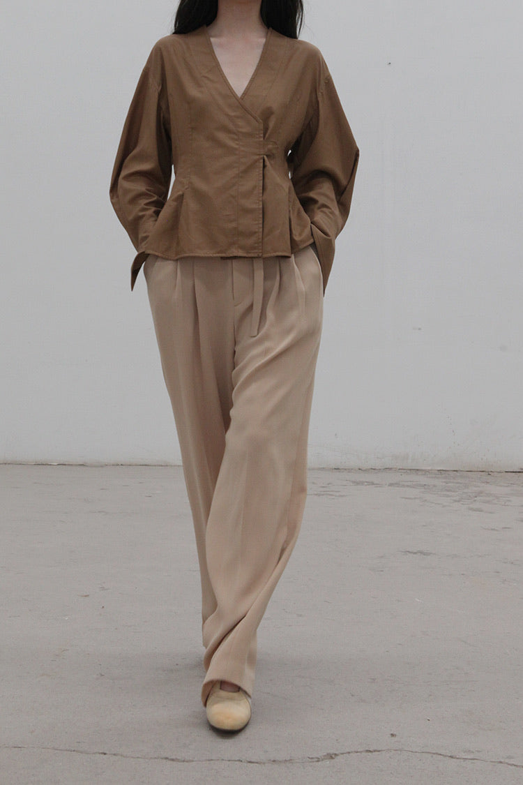 mame - mame kurogouchi チュニック 10 Basic Silk Multi-Buttoned Crew Neck Dress - Mame Kurogouchi