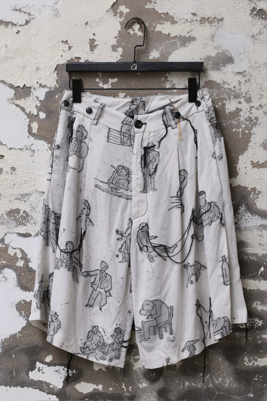 ARCHIVIO J.M.Ribot print large scarf F22/HE PAJMR1