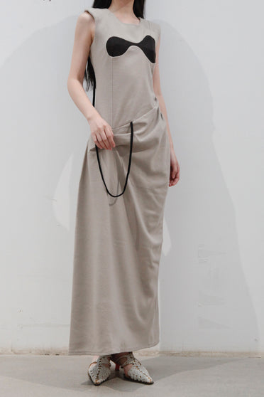 トップス CARO CHIA ARTOIS GREY TOP KOMUNE | Aro Grey Top