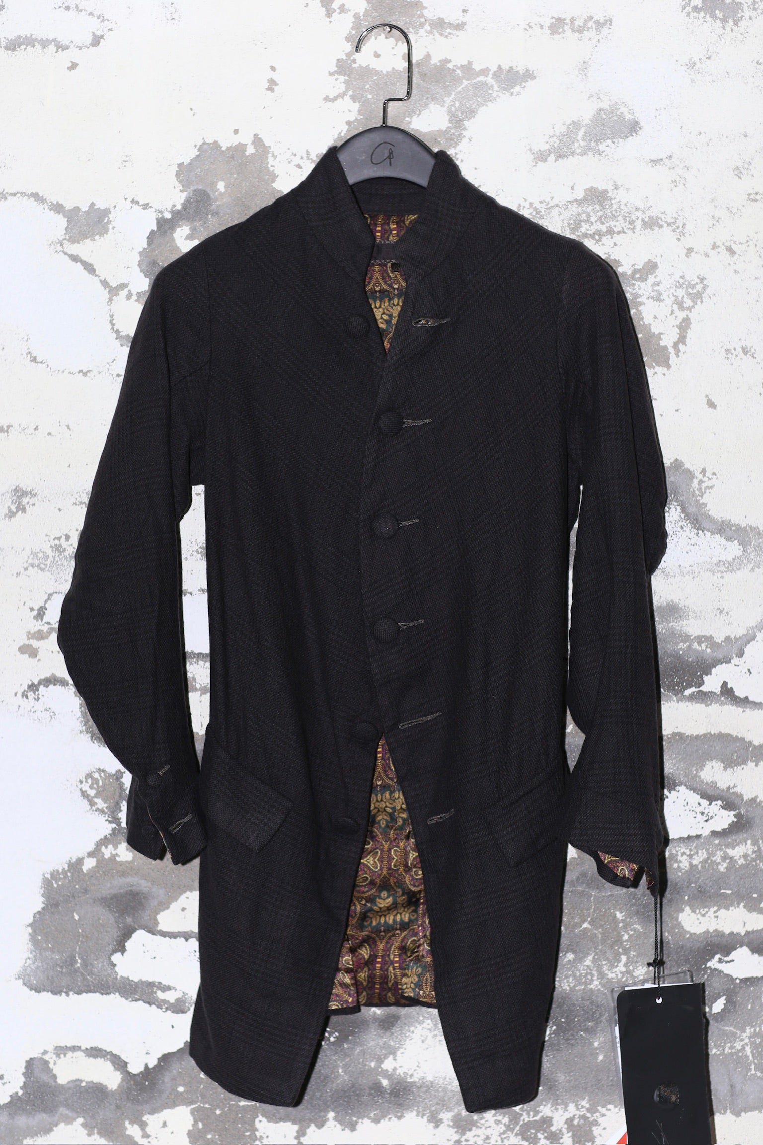 GEOFFREY B. SMALL long cashmere jacket NLJ08 brown heart