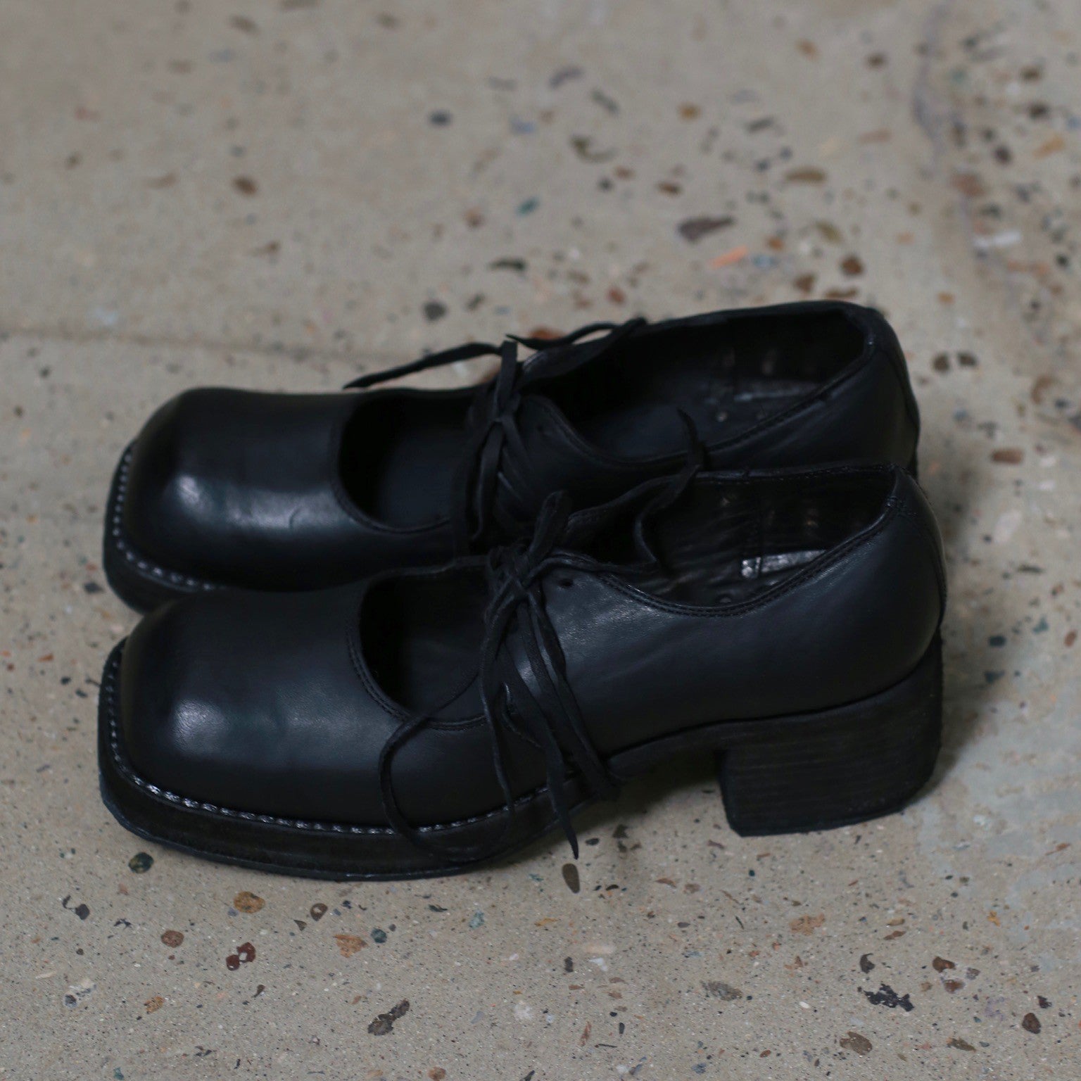 靴 GUIDI 9088V / HORSE FULL GRAIN / BLK GUIDI 9080 soft horsehide full grain leather shoes Italy GD
