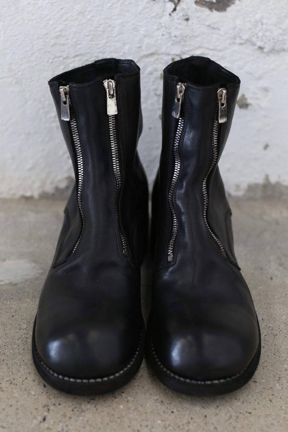 GUIDI Horse Full Grain Double Front Zipper BIG DADDY Boots GR07FZ Ital