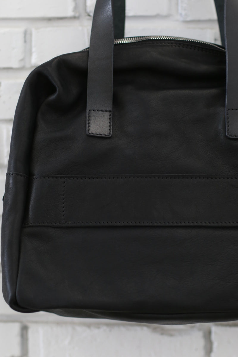 GUIDI RC01 soft horse leather briefcase GD-RC01-BLKT black