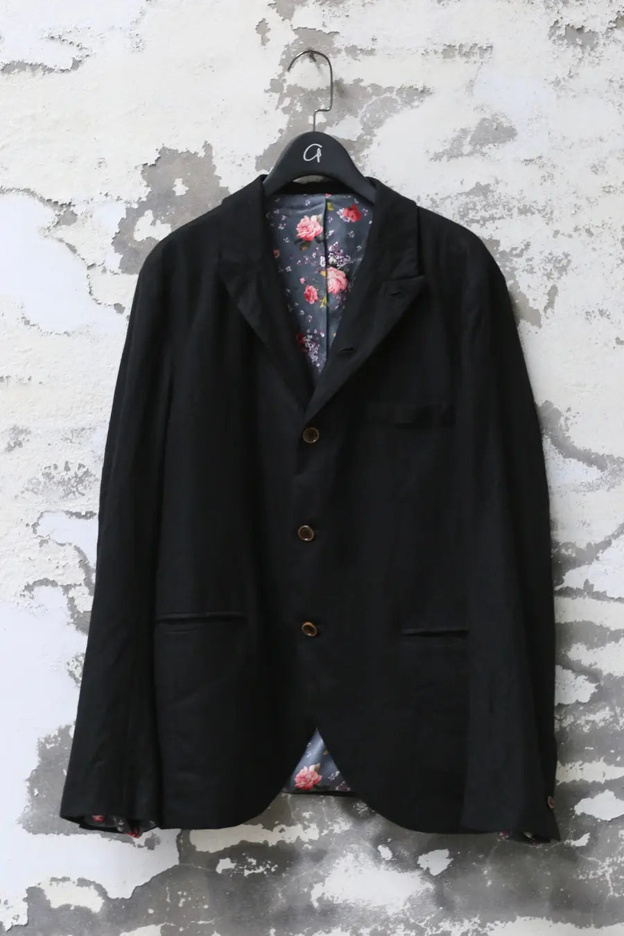 Geoffrey B.Small handmade Biella cashmere s-b peak-lapel