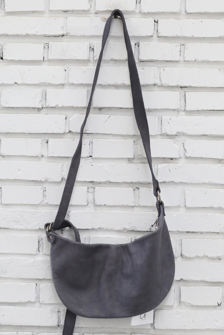 Guidi full grain soft horse leather crossbody bag Q20 Italy craftsman