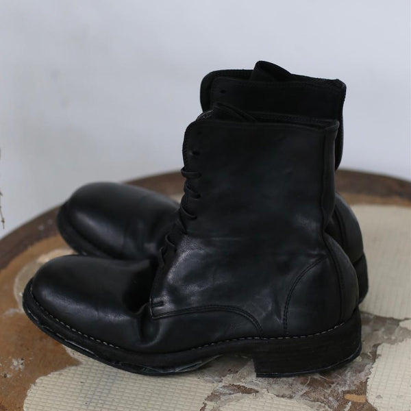 Guidi lace-up boots in leather 995 black - 36 / black
