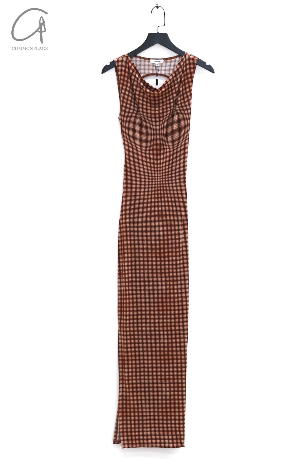 MIAOU 24 autumn and winter backless plaid dress MAU-5047TJBWPL-GEZI pl MIAOU 24 autumn and winter backless plaid dress MAU-5047TJBWPL-GEZI pl