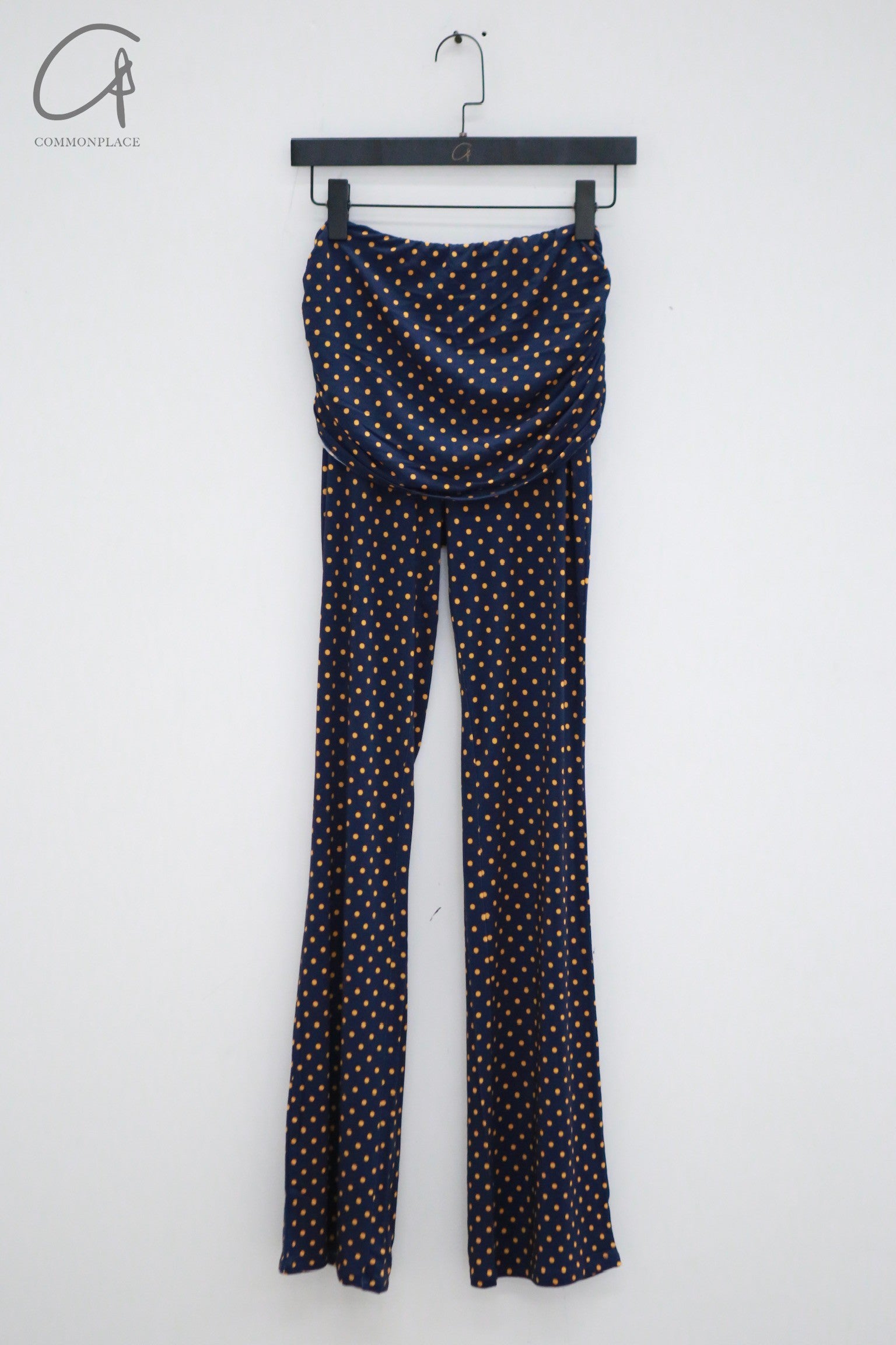 パンツ a_na セール】 【セットアップ対応商品】レース刺繍タックパンツ