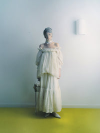 Peng 25 Autumn/Winter Layered Double Dress PT-PTW25C09-BEIGE