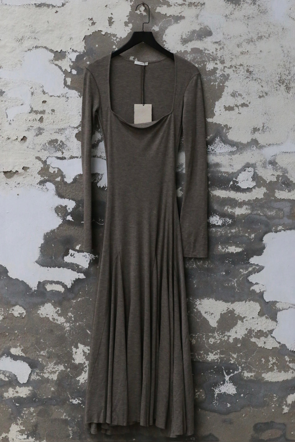 Peng 25 Autumn/Winter Square Neck Long Sleeve Dress/Lace PT-PW25C06-2-ASH Xs Peng 25 Autumn/Winter Square Neck Long Sleeve Dress/Lace PT-PW25C06-2-ASH Xs