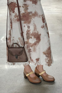 Peng Tai 24 Autumn and Winter Asymmetric Flared Long Dress PT-PTW24C08-3