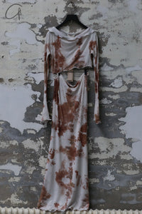 Peng Tai 24 Autumn and Winter Asymmetric Flared Long Dress PT-PTW24C08-3