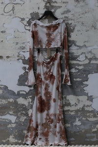 Peng Tai 24 Autumn and Winter Asymmetric Flared Long Dress PT-PTW24C08-3