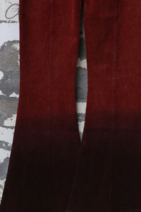 PengTai 24 Autumn and Winter Gradient Dyed Denim Flared Pants PT-PTW24D03-2-HJH