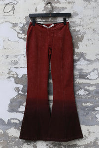 PengTai 24 Autumn and Winter Gradient Dyed Denim Flared Pants PT-PTW24D03-2-HJH