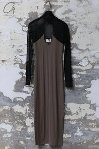Peng Tai 24 Autumn and Winter Hollow Long Dress PT-PTW24C07-1