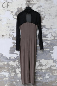 Peng Tai 24 Autumn and Winter Hollow Long Dress PT-PTW24C07-1