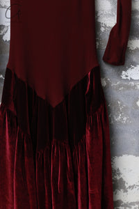 Peng Tai 24 Autumn and Winter One Shoulder Maxi Dress PT-PTW24C03-1