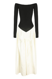 Peng Tai 24 Autumn and Winter One Shoulder Maxi Dress PT-PTW24C03-2
