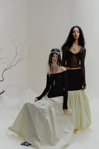 Peng Tai 24 Autumn and Winter One Shoulder Maxi Dress PT-PTW24C03-2