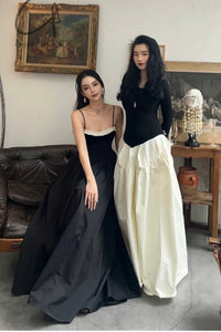 Peng Tai 24 Autumn and Winter One Shoulder Maxi Dress PT-PTW24C03-2