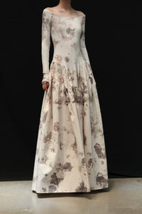 Peng Tai 24 Autumn and Winter One Shoulder Maxi Dress PT-PTW24C03-3