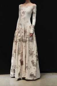 Peng Tai 24 Autumn and Winter One Shoulder Maxi Dress PT-PTW24C03-3