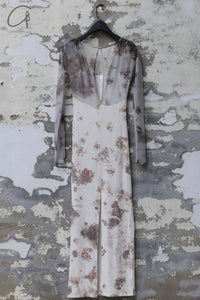 Peng Tai 24 Autumn and Winter Printed Pleated Midi Dress PT-PTW24C10-3