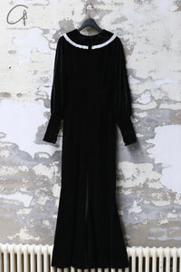 Peng Tai 24 Autumn and Winter Velvet Long Dress PT-PTW24C01-2